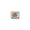 Nomination – COMPOSABLE CLASSIC PLATES (IC) STEEL AND 9K ROSE GOLD (09_SOUL SISTERS)
