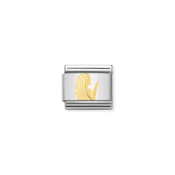 Nomination – COMPOSABLE Classic ZODIAC in stainless steel with 18k gold Virgo