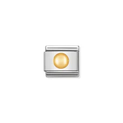 Nomination – COMPOSABLE Classic FUN in stainless steel with 18k gold Big dot