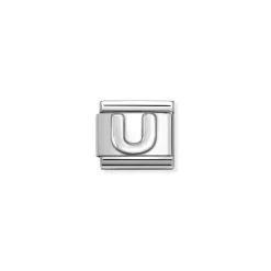 Nomination – COMPOSABLE CLASSIC OXIDIZED LETTERS IN STEEL AND 925 STERLING SILVER (21_U)