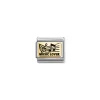 Nomination – Composable Classic PLATES (IC) in steel and 18k gold (45_Music lover)