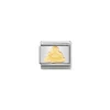 Nomination – COMPOSABLE Classic RELIGIOUS in stainless steel and 18k gold Buddha
