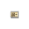 Nomination – Composable Classic PLATES (IC) in steel and 18k gold (58_Darts)