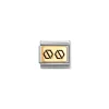 Nomination – Composable Classic PLATES (IC) in steel and 18k gold (59_Nuts)