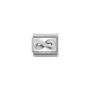 Nomination – Composable Classic OXIDIZED SYMBOLS in st.steel and 925 sterling silver Infinity
