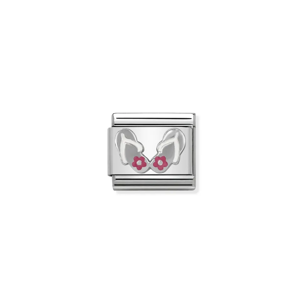 Nomination – COMPOSABLE CLASSIC SYMBOLS IN STAINLESS STEEL , ENAMEL AND 925 STERLING SILVER (30_FLIP-FLOPS)