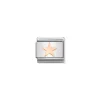 Nomination – Composable Classic SYMBOLS steel and 9k rose gold (42_Star)
