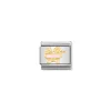 Nomination – Composable Classic SYMBOLS steel, enamel and 18k gold New pink baby pram
