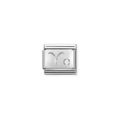 Nomination – Composable Classic ZODIAC stainless steel, Cub. zirc and 925 sterling silver Aries