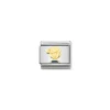 Nomination – Composable Classic SYMBOLS steel, enamel and 18k gold Light Blue Boy