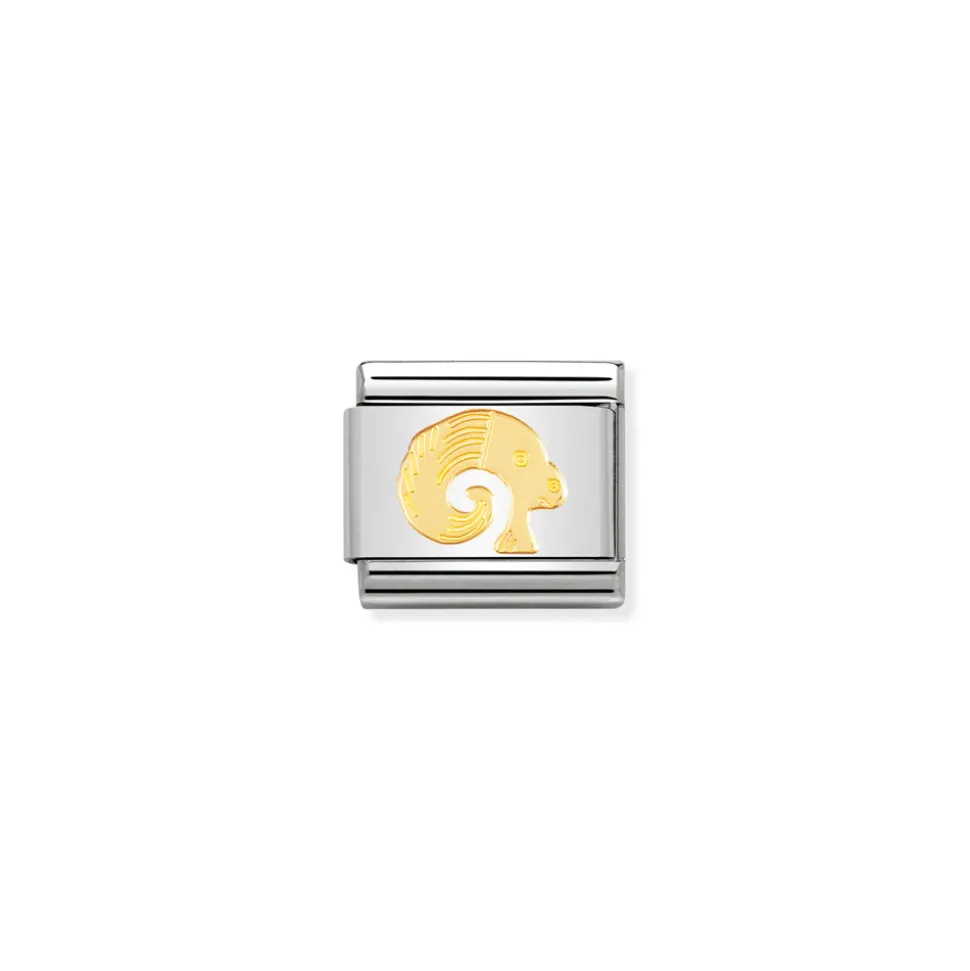 Nomination – COMPOSABLE Classic ZODIAC in stainless steel with 18k gold Aries