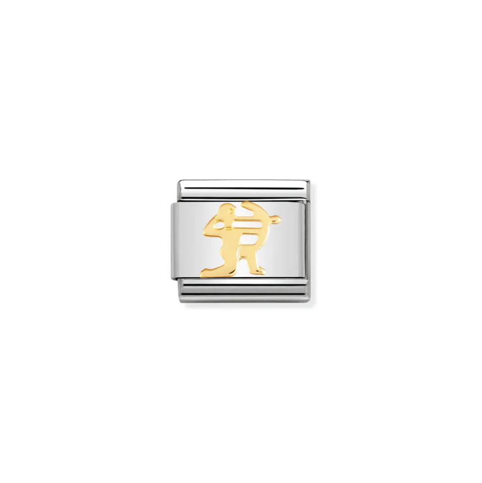 Nomination – COMPOSABLE Classic ZODIAC in stainless steel with 18k gold Sagittarius