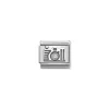 Nomination – Composable CL symbols stainless steel , 925 sterling silver, and Cubic zirconia Camera