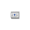 Nomination – Composable CL SYMBOLS steel , Cubic zirconia and 925 sterling silver Eye