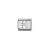 Nomination – Composable Classic ALPHABETH stainless steel, Cub. zirc and 925 sterling silver K