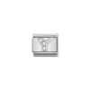 Nomination – Composable Classic ALPHABETH stainless steel, Cub. zirc and 925 sterling silver Y