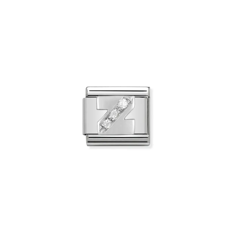 Nomination – Composable Classic ALPHABETH stainless steel, Cub. zirc and 925 sterling silver Z