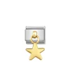 Nomination – Composable Classic CHARMS and steel and 18k gold (05_Star)
