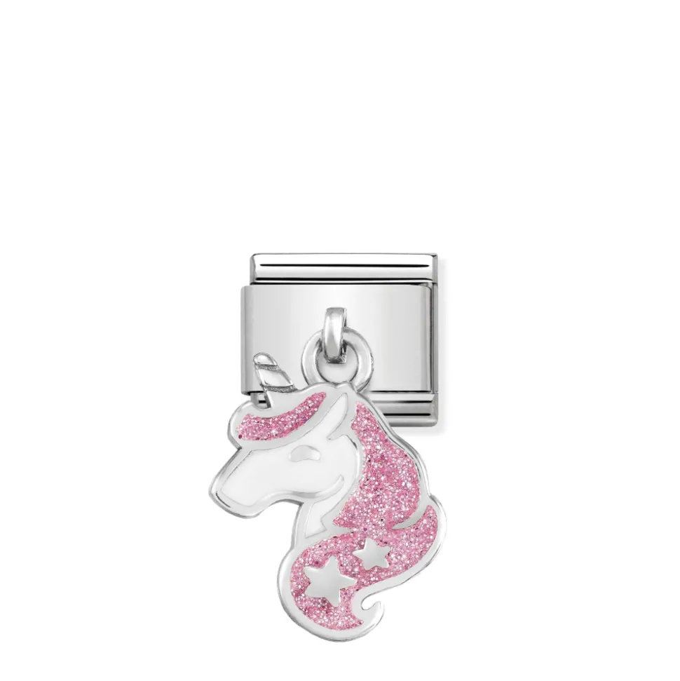 Nomination – Composable Classic CHARMS steel, 925 sterling silver and enamel (13_Unicorn)