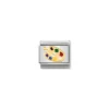 Nomination – COMPOSABLE Classic DAILY LIFE in stainless steel with enamel and 18k gold Artist s palette