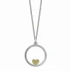 Noën – Intention halssmykke i sølv med symbol i 14k gult gull gull – Love