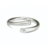 Noën – Ring i hvitt gull med diamant, 0,07ct TW/VS