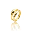 Noën – Ring i matt forgyldt sølv, 2