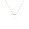 Noën – Sparkle halssmykke i 14k gult gull med diamanter