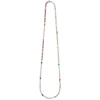 OLE LYNGGAARD COPENHAGEN – Lace design collier med miks av stener, uten lås – 80 cm