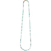 OLE LYNGGAARD COPENHAGEN – Lace design collier med miks av stener, uten lås – 90 cm