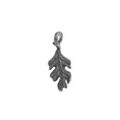 OLE LYNGGAARD COPENHAGEN – Forest Oak Leaf medium anheng i sølv
