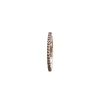 OLE LYNGGAARD COPENHAGEN – Love Band Straight Ring i roségull og 0,4 ct brune diamanter