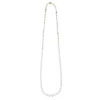 OLE LYNGGAARD COPENHAGEN – Lace design collier med miks av perler og stener, uten lås – 76 cm