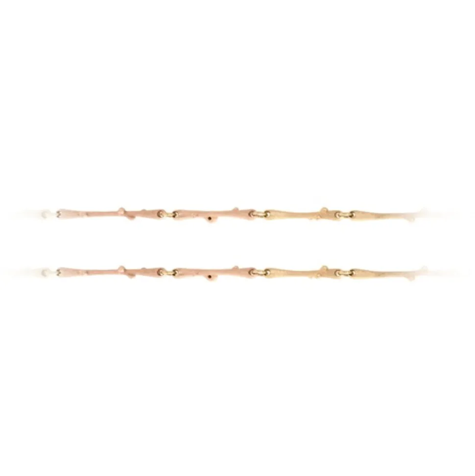 OLE LYNGGAARD COPENHAGEN – Nature Collier i gull med 0,07 ct diamanter – 100 cm