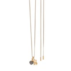 OLE LYNGGAARD COPENHAGEN – My little World Elephant Charm i gull med 0,01 ct diamant