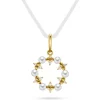 Pan Jewelry – Anheng i gult gull med ferskvannsperler