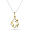 Pan Jewelry – Anheng i 14k gult gull med zirkonia