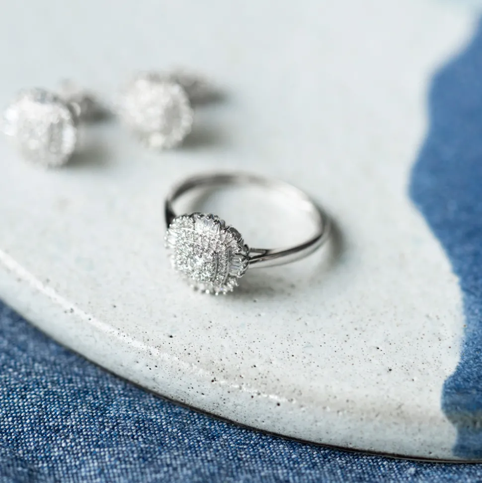 Pan Jewelry – Ring i hvitt gull med diamanter – 0,25 ct W/P