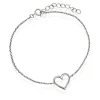 Pan Jewelry Classic – Armbånd i sølv med åpen hjerte