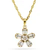PAN Jewelry Trend – Dina halssmykke i foryglt sølv med zirkonia, blomst