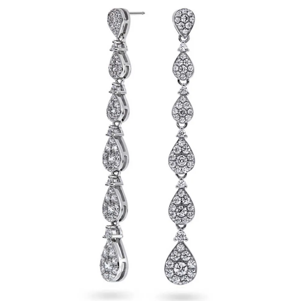 Pan Jewelry Trend – London Luxe øredobber i sølv med zirkonia