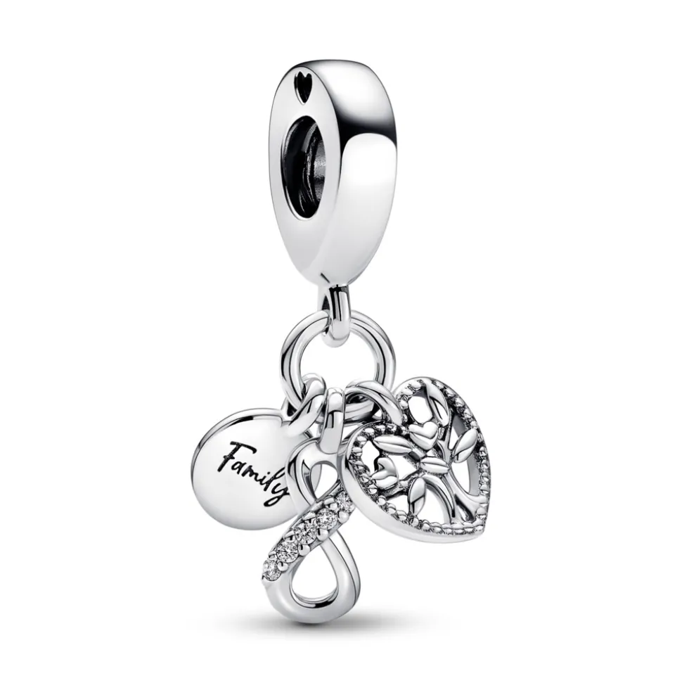 Pandora – Familie for Alltid Trippel Hengende Charm