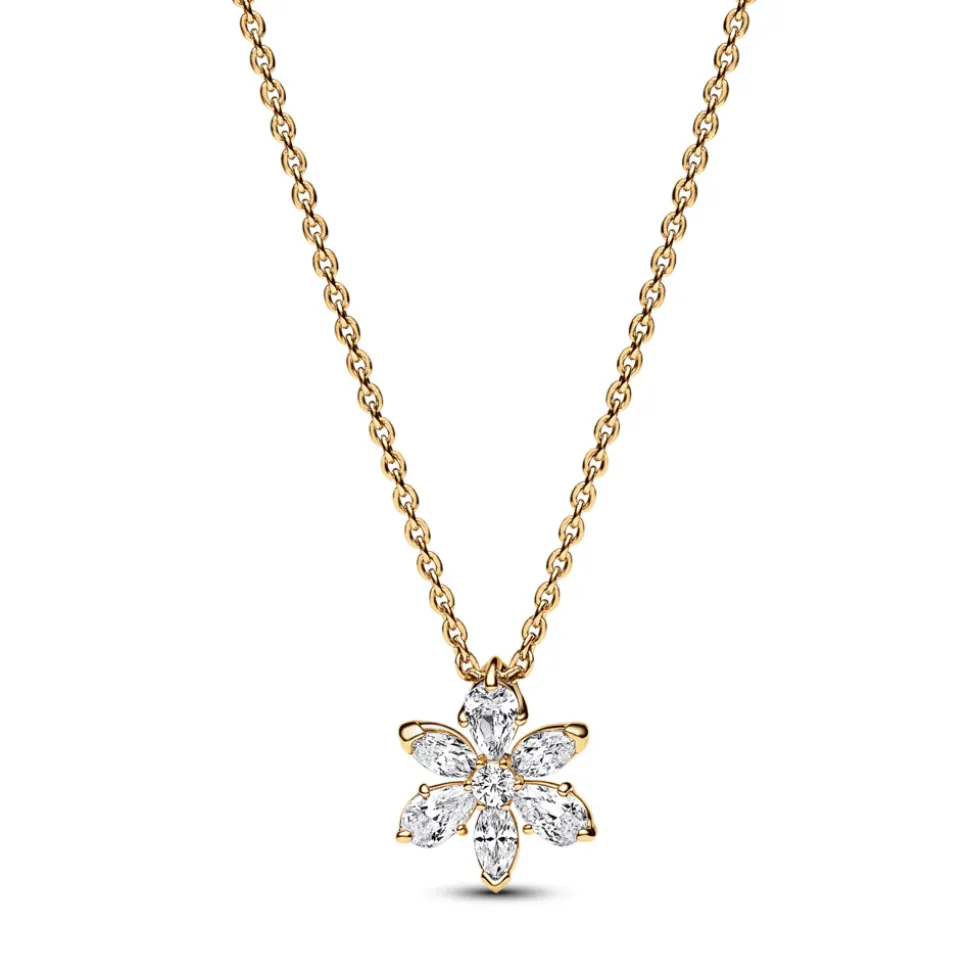 Pandora – Funklende Herbarium Halskjede med Anheng