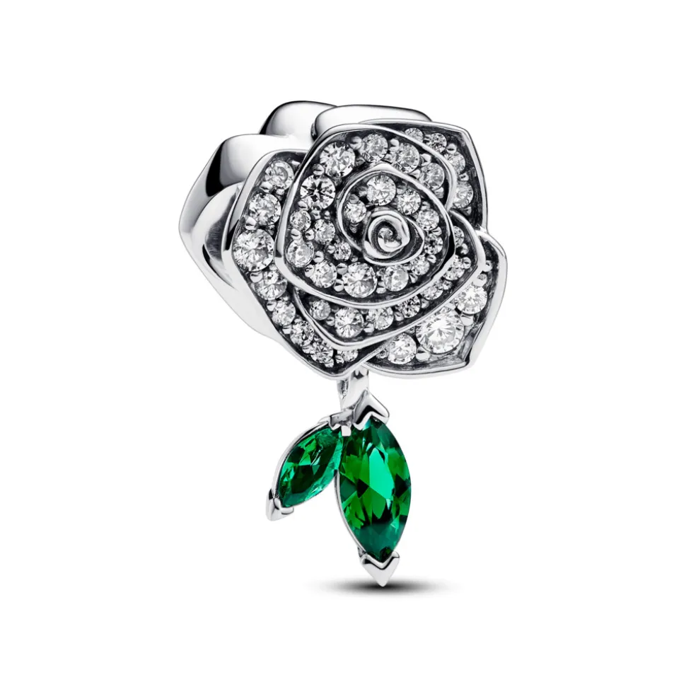 Pandora – Funklende Utsprunget Rose Charm
