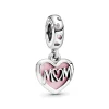 Pandora – Mor Hjerteformet Hengende Charm
