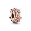 Pandora – Pink Daisy Spacer Clip – Charm