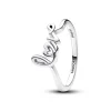 Pandora – Ring i sølv med Love i håndskrift