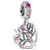 Pandora – Rosa Hjerte Familietre – Charm