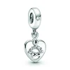 Pandora – Venner for alltid Hjerte hengende – Charm