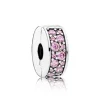 Pandora- Clips, Rosa Skinnende Eleganse